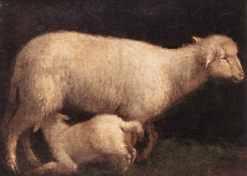 BASSANO, Jacopo Sheep and Lamb dghj Norge oil painting art